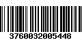 Código de Barras 3760032005448