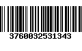 Código de Barras 3760032531343