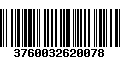 Código de Barras 3760032620078