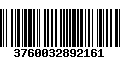 Código de Barras 3760032892161