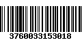 Código de Barras 3760033153018