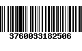 Código de Barras 3760033182506