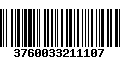 Código de Barras 3760033211107