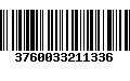 Código de Barras 3760033211336