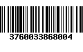 Código de Barras 3760033868004