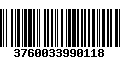 Código de Barras 3760033990118