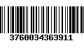 Código de Barras 3760034363911