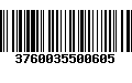 Código de Barras 3760035500605