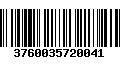 Código de Barras 3760035720041