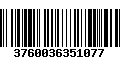 Código de Barras 3760036351077