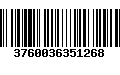 Código de Barras 3760036351268