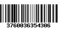 Código de Barras 3760036354306