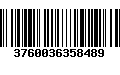 Código de Barras 3760036358489