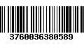 Código de Barras 3760036380589