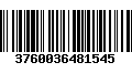 Código de Barras 3760036481545