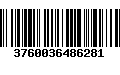 Código de Barras 3760036486281