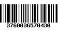 Código de Barras 3760036570430