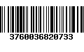 Código de Barras 3760036820733