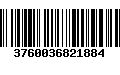 Código de Barras 3760036821884