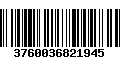 Código de Barras 3760036821945