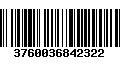 Código de Barras 3760036842322