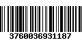 Código de Barras 3760036931187