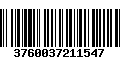 Código de Barras 3760037211547