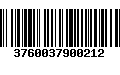 Código de Barras 3760037900212