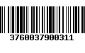 Código de Barras 3760037900311