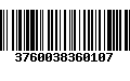 Código de Barras 3760038360107