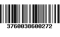 Código de Barras 3760038600272