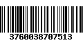 Código de Barras 3760038707513