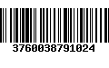 Código de Barras 3760038791024