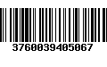 Código de Barras 3760039405067