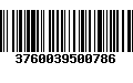 Código de Barras 3760039500786