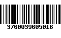 Código de Barras 3760039605016