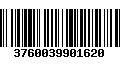 Código de Barras 3760039901620