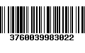 Código de Barras 3760039983022