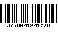 Código de Barras 3760041241578