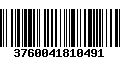 Código de Barras 3760041810491