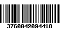 Código de Barras 3760042094418