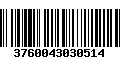 Código de Barras 3760043030514