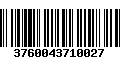 Código de Barras 3760043710027