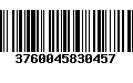 Código de Barras 3760045830457