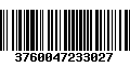 Código de Barras 3760047233027