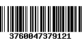 Código de Barras 3760047379121