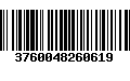 Código de Barras 3760048260619