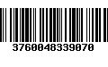 Código de Barras 3760048339070