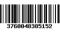 Código de Barras 3760048385152