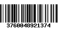 Código de Barras 3760048921374